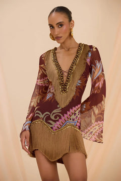 BOHO MINI DRESS