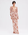 SUNSET PLUNGE MAXI DRESS
