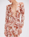 SUNSET PLUNGE MAXI DRESS