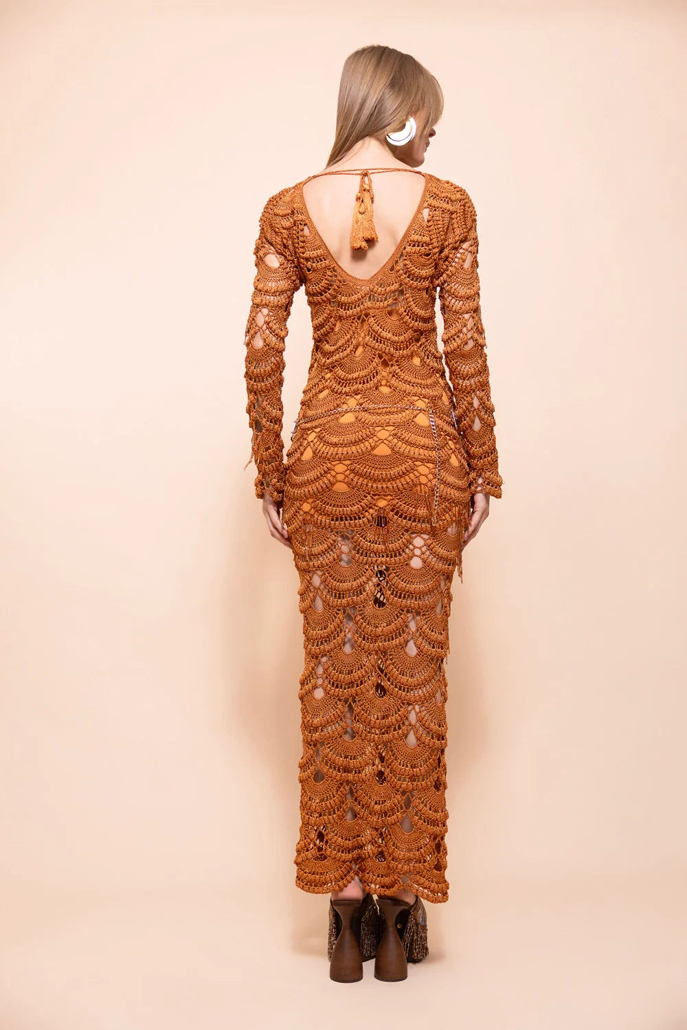 ANTONIA CROCHET LONG DRESS