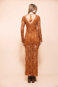 ANTONIA CROCHET LONG DRESS