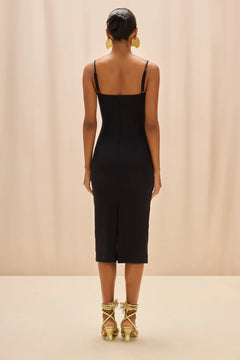 JADE KNIT CUT OUT MIDI DRESS