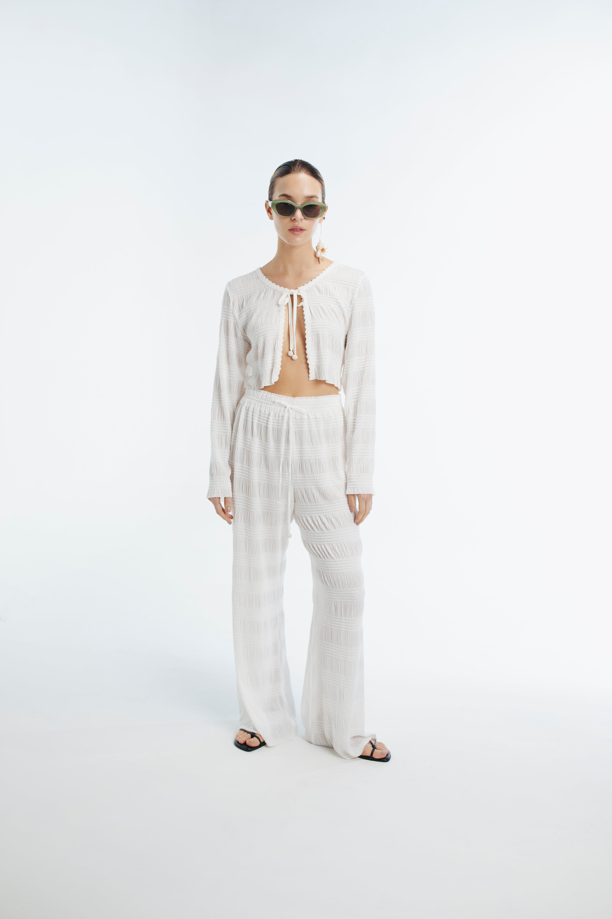 WAIMARI SANDY PANTS IN WHITE