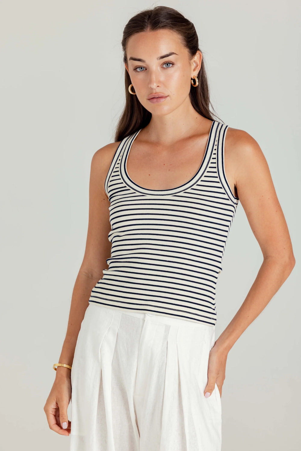 STRIPE SAMI TANK