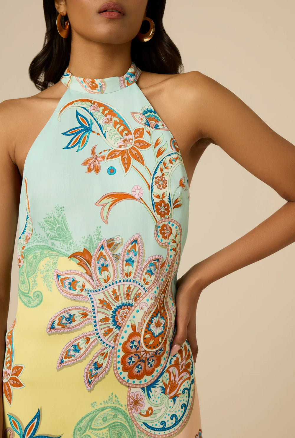 HALTER YUTI MINI DRESS