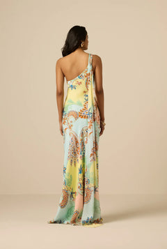 ONE SHOULDER YUTI SASH DRESS