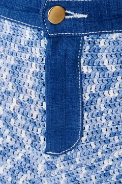 MUSE HAND CROCHET MINI SHORT