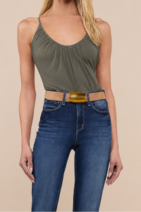 GELINA RUCHED BODYSUIT