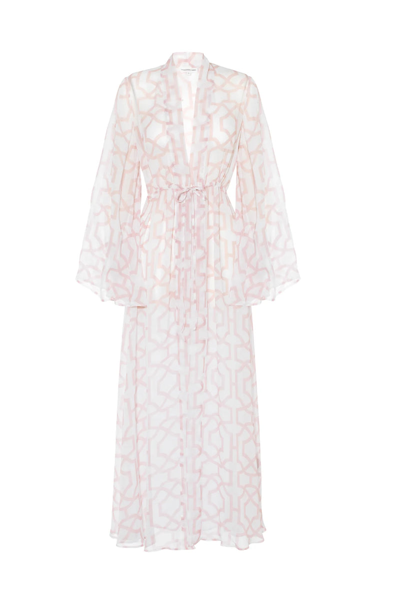 ALEXANDRA MIRO BETTY GOWN COVER UP IN BLUSH TILE