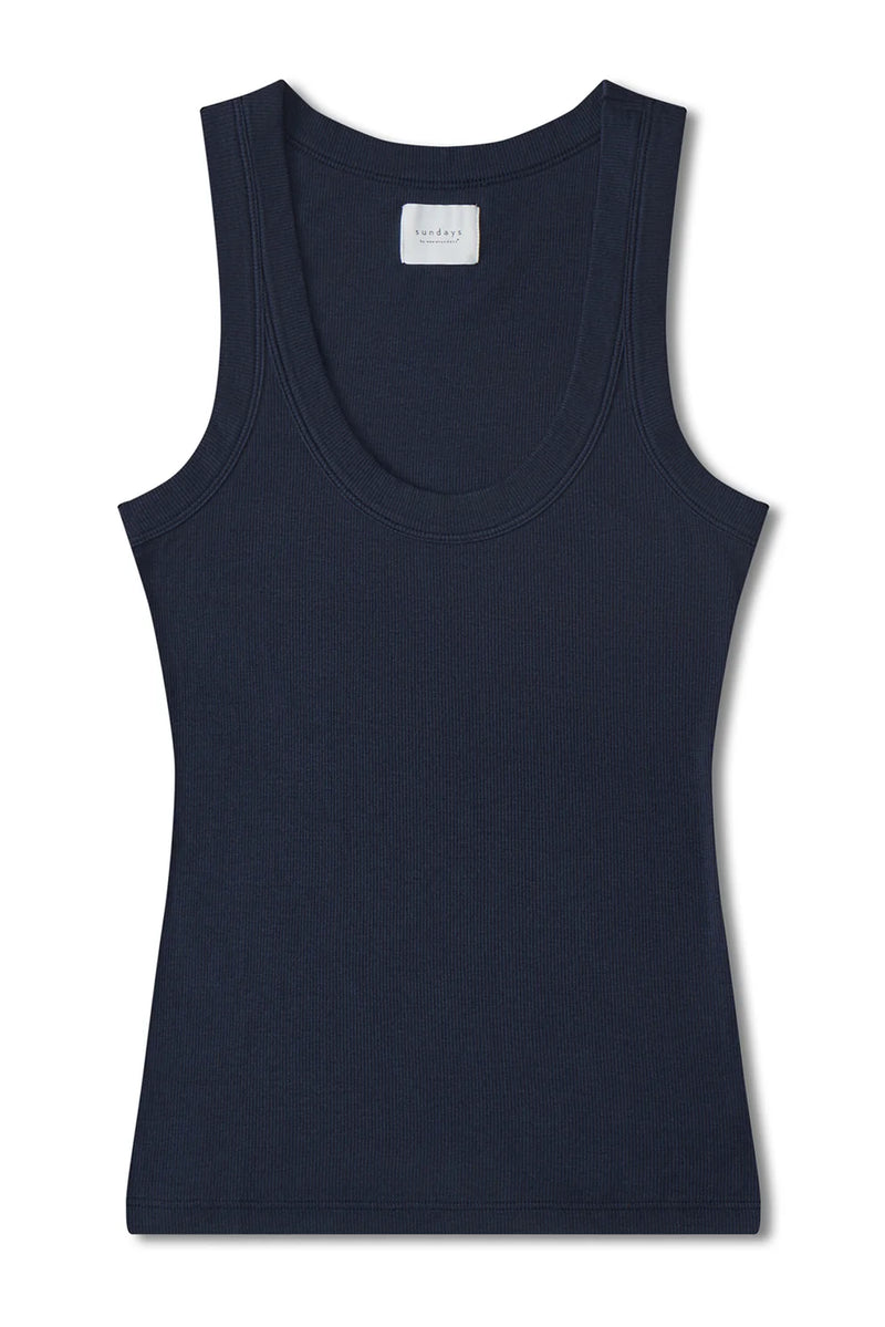 WE ARE SUNDAYS DANNY TANK IN NAVY