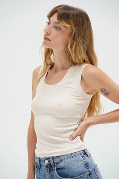 DEEP U RIBBED TANK