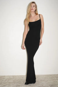 LNA DOVER DRESS IN BLACK