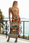 SQUARE NECK LONG DRESS