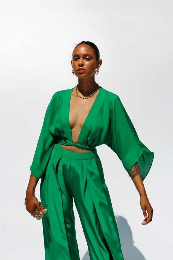 KIMONO WRAP TOP