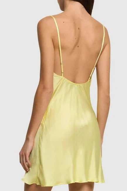 LESLIE AMON GALLI MINI DRESS IN YELLOW