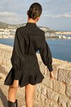 CHARO RUIZ IBIZA LULLY SHORT DRESS IN BLACK