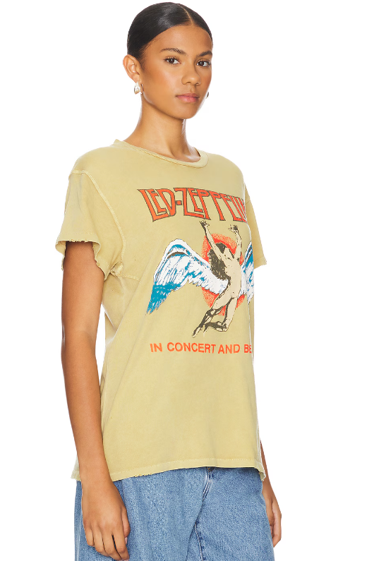 MADEWORN LED ZEPPELIN IN CONCERT AND BEYOND TEE IN SAND