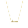 MONISHA MELWANI GOLD PAVE DIAMOND WARRIOR NECKLACE