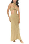 SOIREE MIAMI BEACH ARIA DRESS IN GOLD