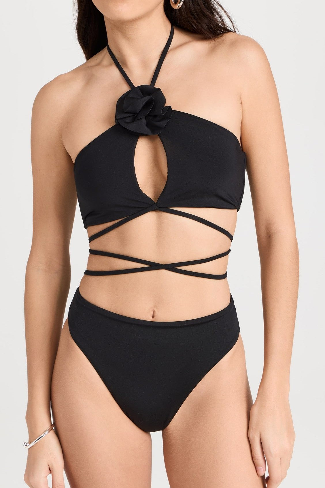 MAYGEL CORONEL FONCE SWIMSUIT SET IN BLACK