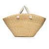 CARLOTTA NATURAL STRAW TOTE
