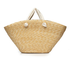 CARLOTTA NATURAL STRAW TOTE
