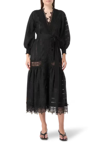 WAIMARI REBECCA KIMONO IN BLACK