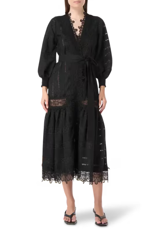 WAIMARI REBECCA KIMONO IN BLACK