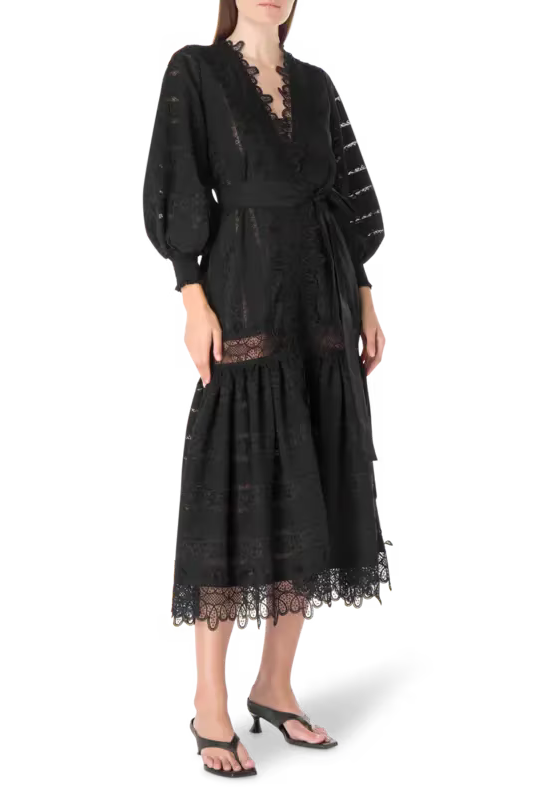 WAIMARI REBECCA KIMONO IN BLACK