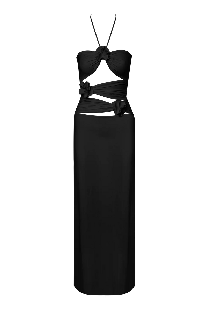 MAYGEL CORONEL VERANERA DRESS IN BLACK