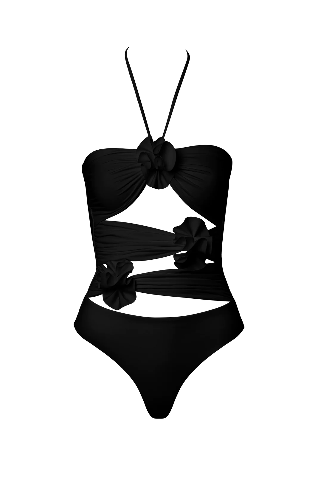 MAYGEL CORONEL TRINITARIA ONE PIECE IN BLACK