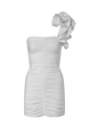 MAYGEL CORONEL EQUINOCCIO DRESS IN OFF WHITE