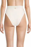 PATBO HIGH LEG BIKINI BOTTOM IN IVORY