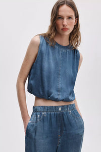 MIRAMAR SATIN MICA BUBBLE TOP