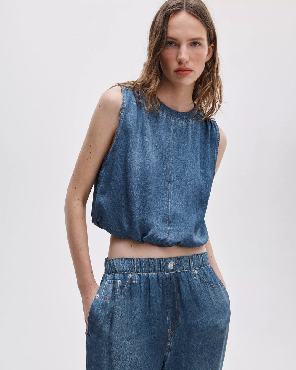 MIRAMAR SATIN MICA BUBBLE TOP