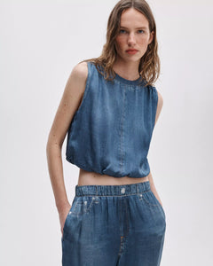 MIRAMAR SATIN MICA BUBBLE TOP
