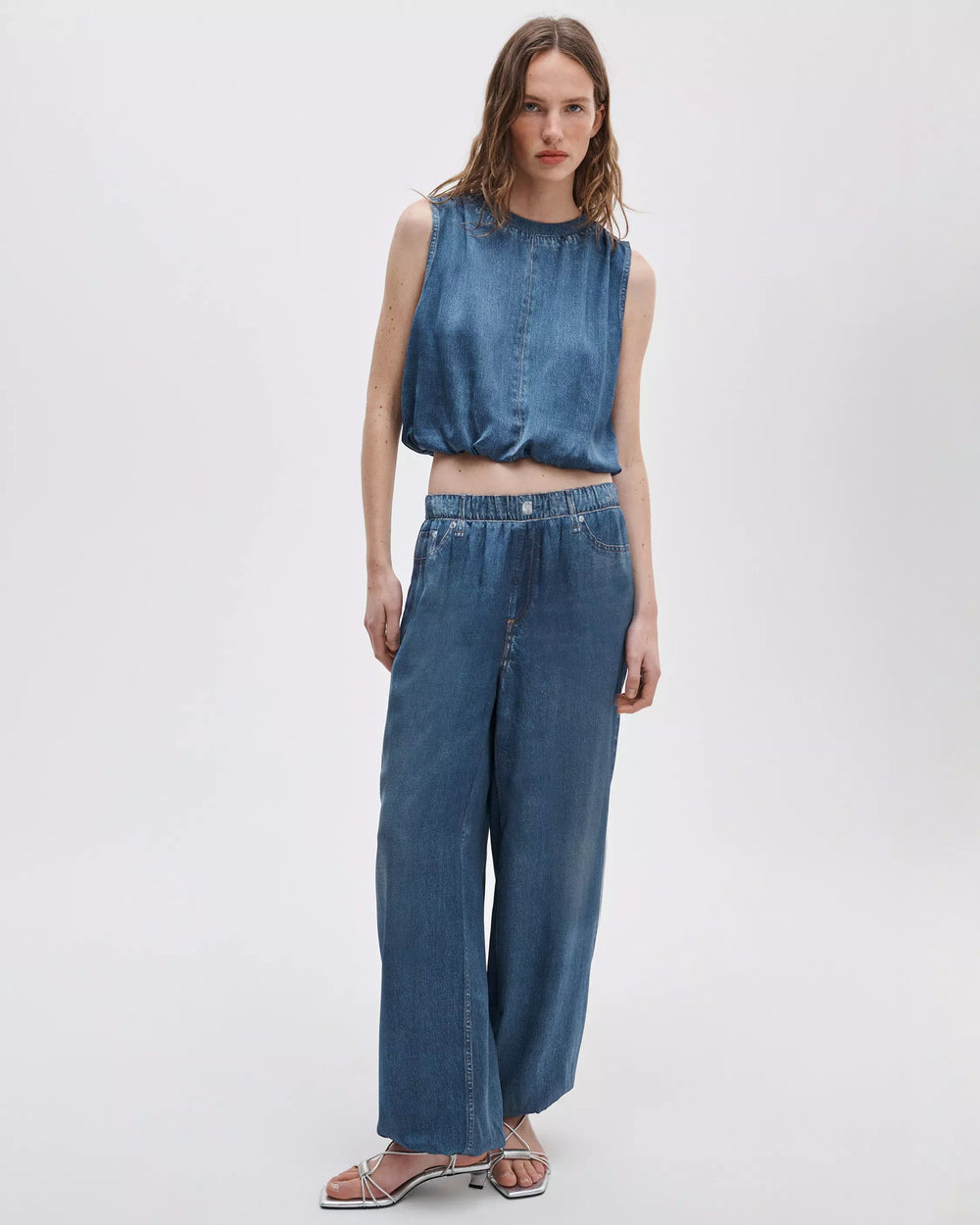 MIRAMAR SATIN MICA BUBBLE TOP