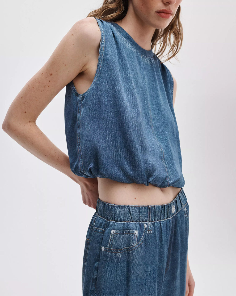 MIRAMAR SATIN BUBBLE PANT