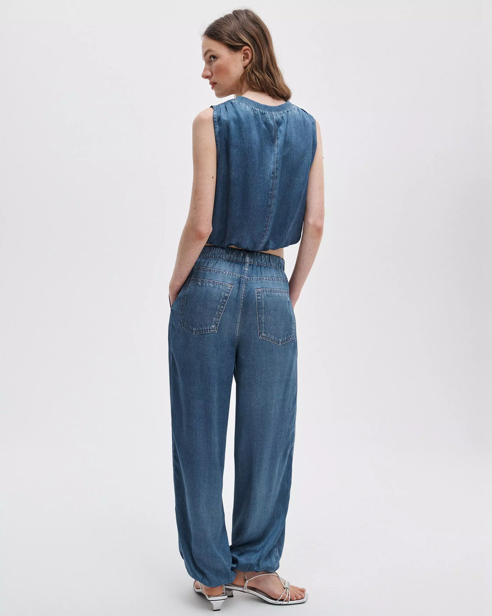 MIRAMAR SATIN BUBBLE PANT
