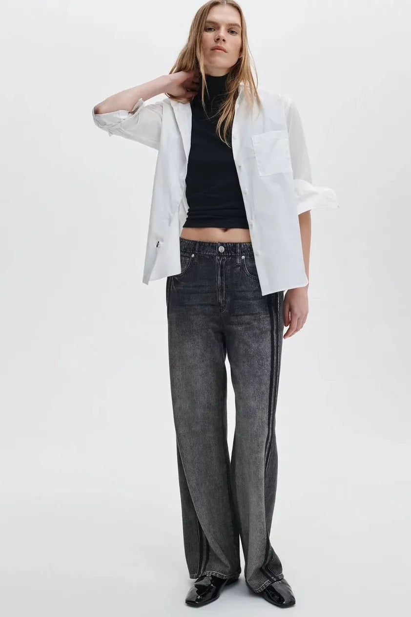 MIRAMAR TERRY WIDE TRACK PANT