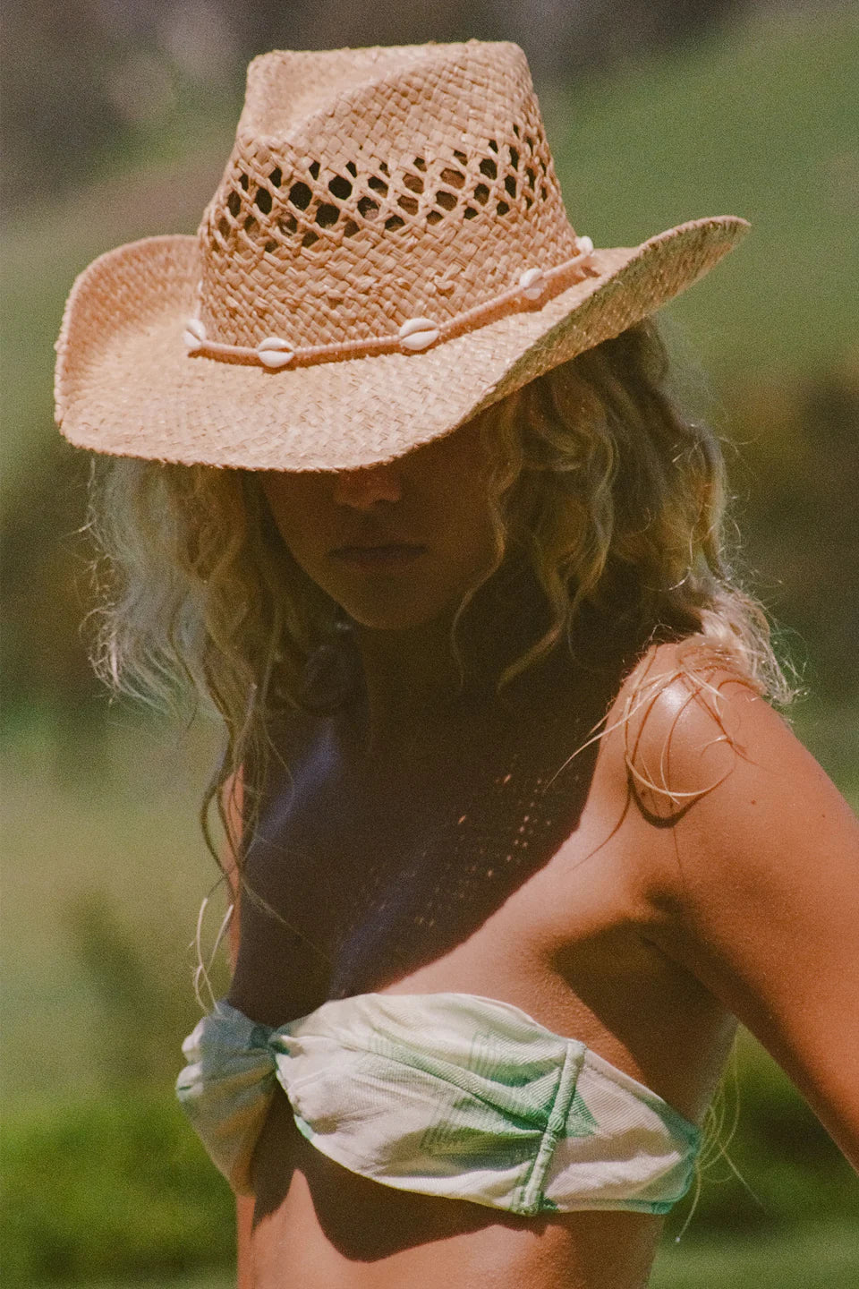 SEASHELLS COWBOY HAT
