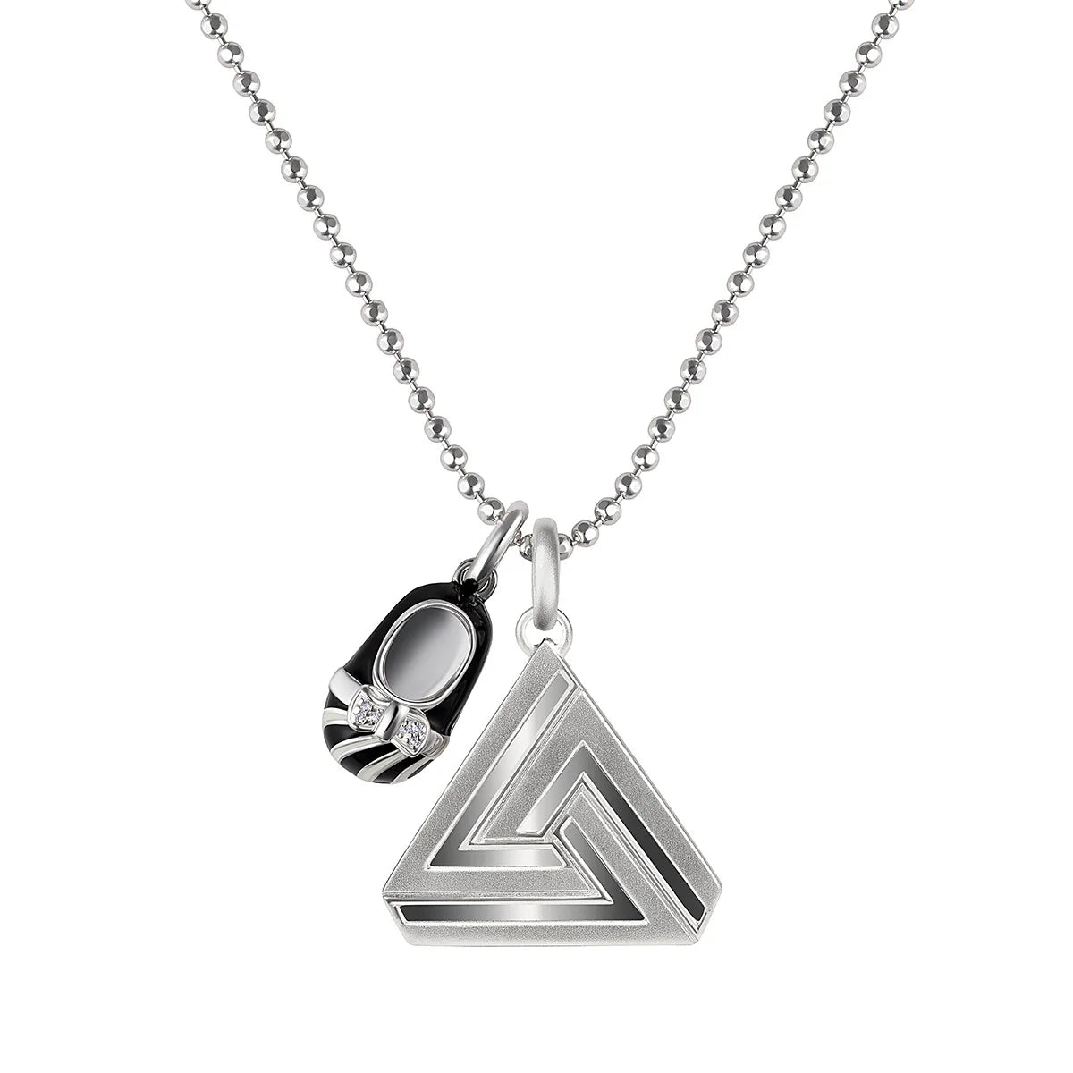 SMALL SIMPLE SERIES 1 SILVER TRIANGLE (NO DIAMONDS)