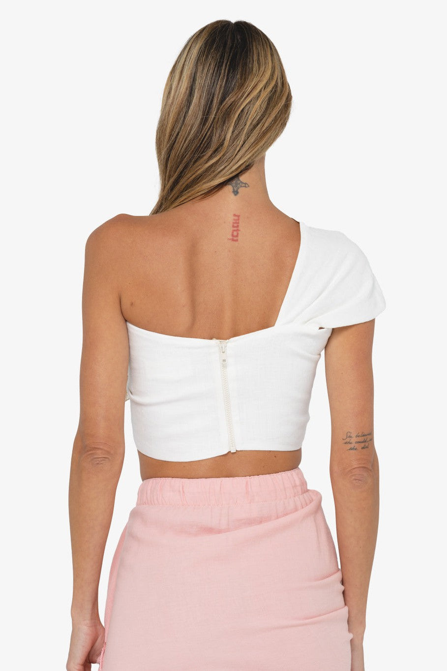 JBQ THE LABEL SOL TOP IN OFF WHITE