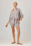 STONE STRIPE FISHER SHIRT