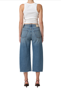 AYLA RAW HEM CROP JEANS