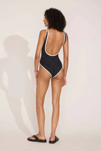 SOLID & STRIPED ANNEMARIE ONE PIECE IN BLACKOUT