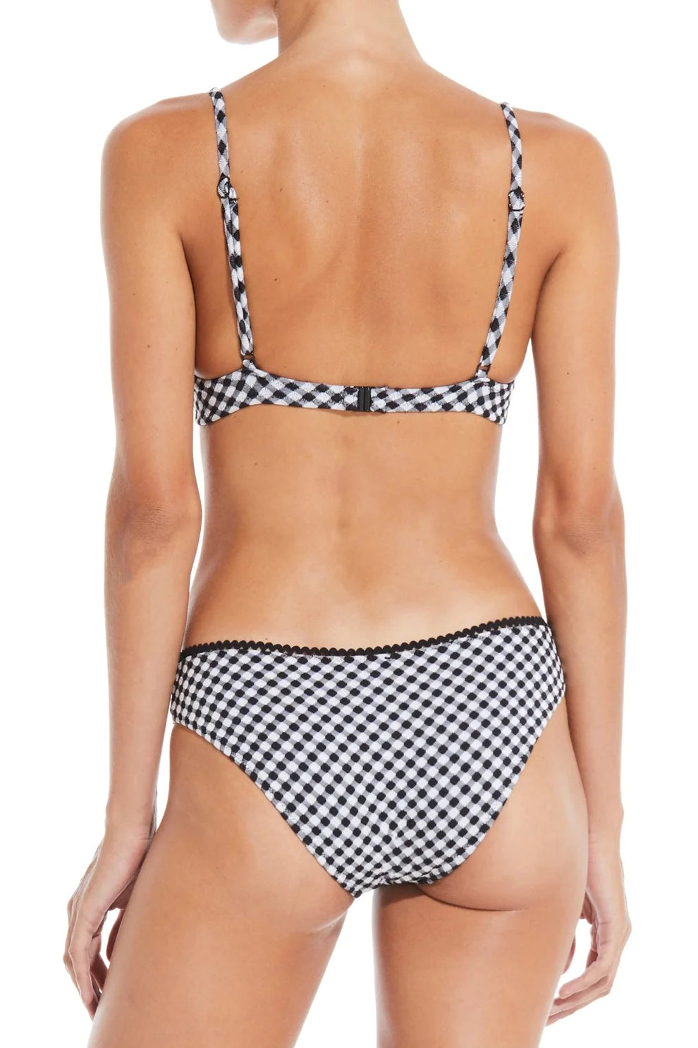 SOLID & STRIPED DAPHNE BOTTOM IN BLACKOUT/MARSHMALLOW