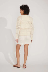 SOLID & STRIPED NALA SWEATER IN BRULE
