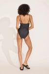 SOLID & STRIPED SPENCER ONE PIECE IN BLACKOUT