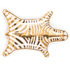 JONATHAN ADLER ZEBRA STACKING DISH IN GOLD